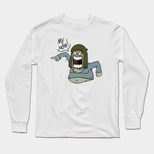 Hahaha Cartoon Funny Long Sleeve T-Shirt